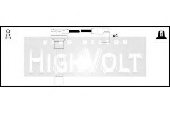 STANDARD OEF730 Комплект дротів запалювання