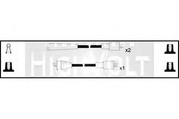 STANDARD OEF530 Комплект дротів запалювання