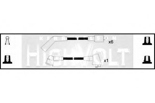 STANDARD OEF587 Комплект дротів запалювання