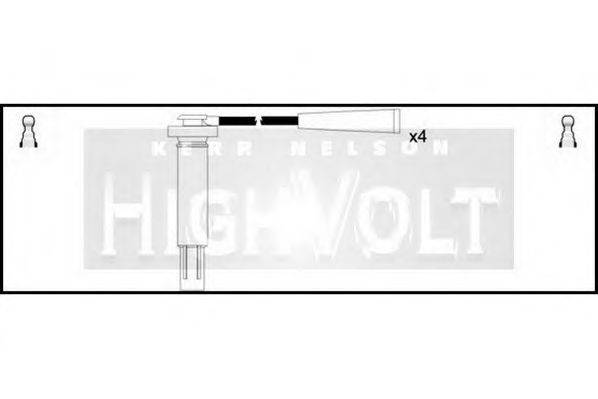 STANDARD OEF726 Комплект дротів запалювання