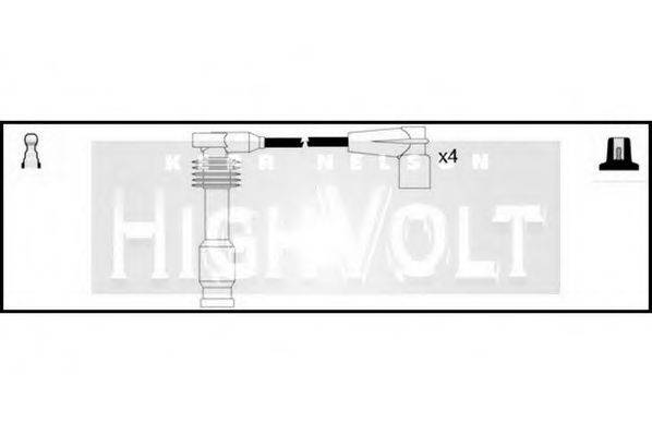 STANDARD OEF361 Комплект дротів запалювання