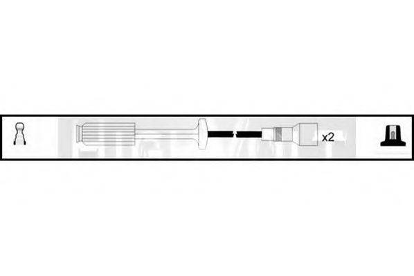 STANDARD OEF718 Комплект дротів запалювання