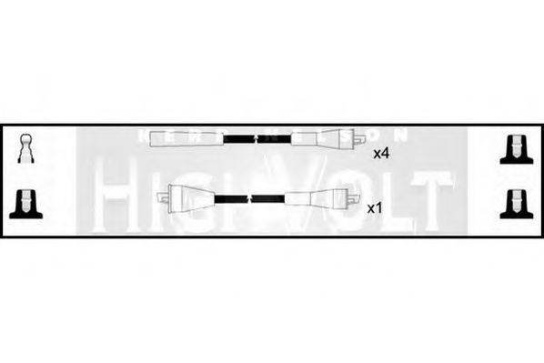 STANDARD OEF097 Комплект дротів запалювання