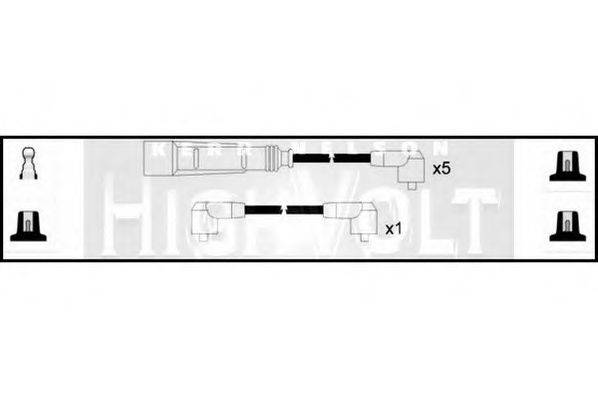 STANDARD OEF357 Комплект дротів запалювання