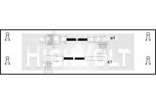 STANDARD OEF096 Комплект дротів запалювання