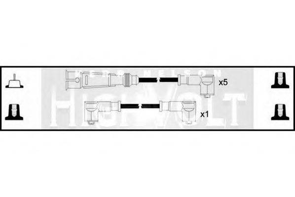 STANDARD OEF470 Комплект дротів запалювання