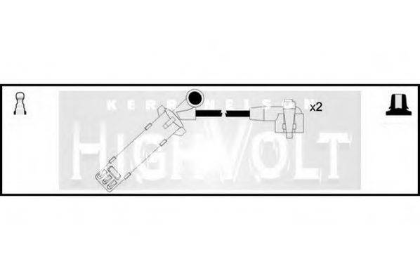 STANDARD OEF235 Комплект дротів запалювання