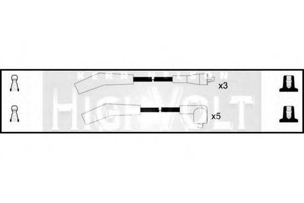 STANDARD OEF366 Комплект дротів запалювання