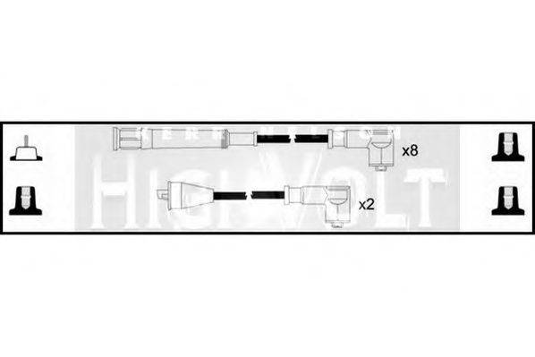 STANDARD OEF070 Комплект дротів запалювання