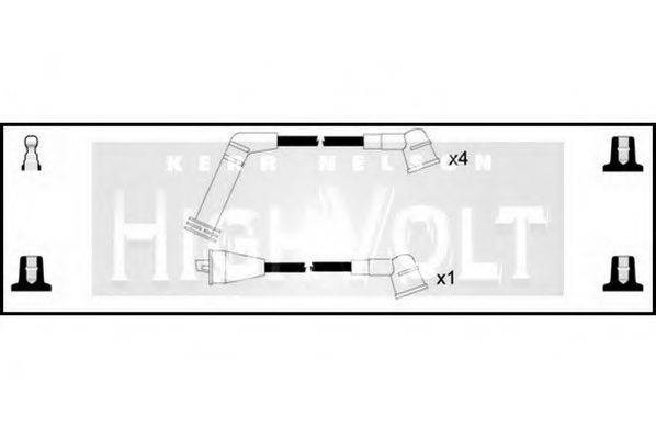 STANDARD OEF689 Комплект дротів запалювання