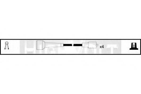 STANDARD OEF471 Комплект дротів запалювання