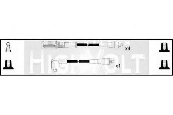 STANDARD OEF925 Комплект дротів запалювання