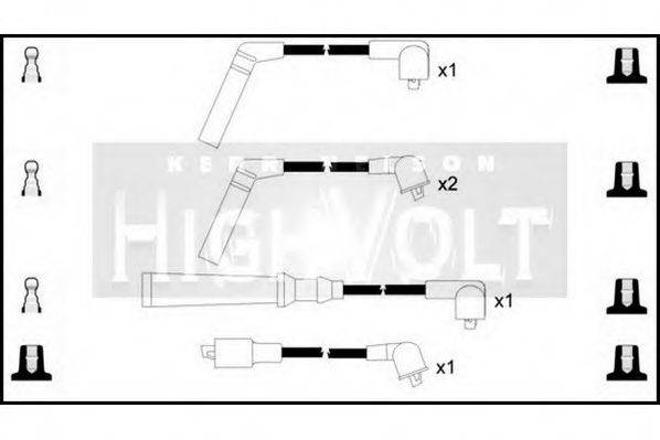 STANDARD OEF114 Комплект дротів запалювання