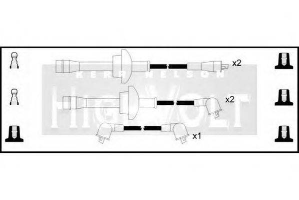 STANDARD OEF241 Комплект дротів запалювання