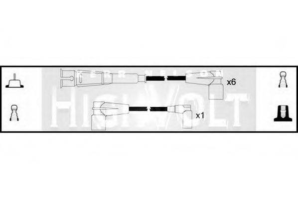 STANDARD OEF936 Комплект дротів запалювання