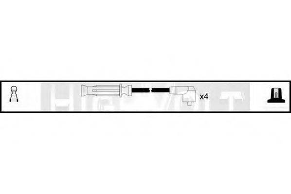 STANDARD OEF548 Комплект дротів запалювання