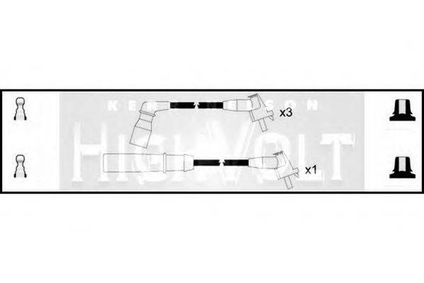 STANDARD OEF898 Комплект дротів запалювання