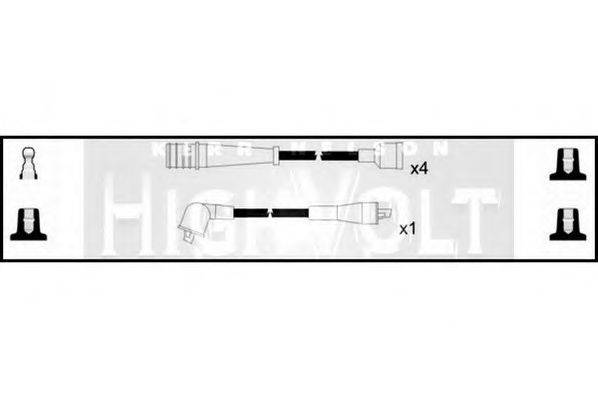 STANDARD OEF140 Комплект дротів запалювання