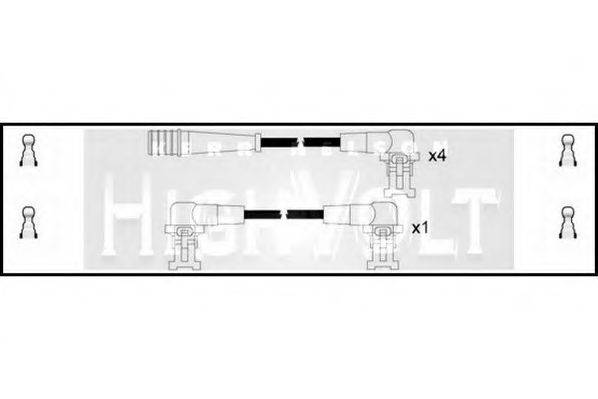 STANDARD OEF841 Комплект дротів запалювання