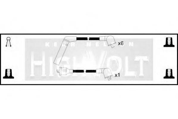 STANDARD OEF940 Комплект дротів запалювання