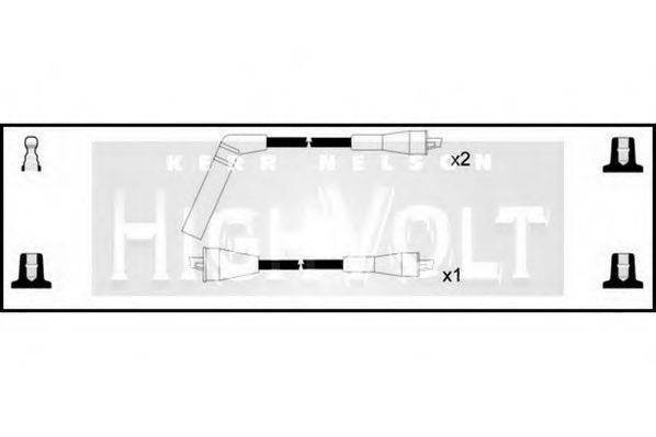 STANDARD OEF391 Комплект дротів запалювання