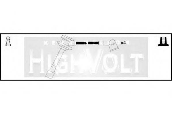 STANDARD OEF074 Комплект дротів запалювання