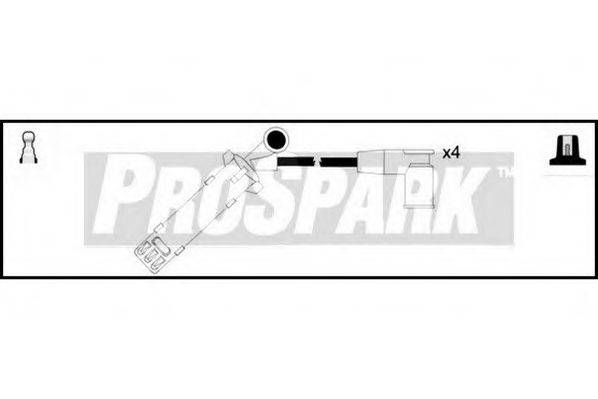 STANDARD OES1016 Комплект дротів запалювання