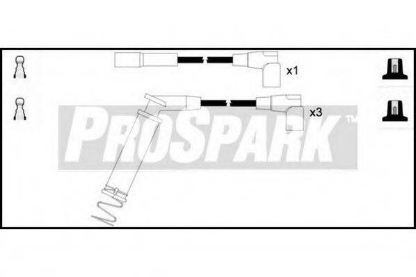 STANDARD OES207 Комплект дротів запалювання