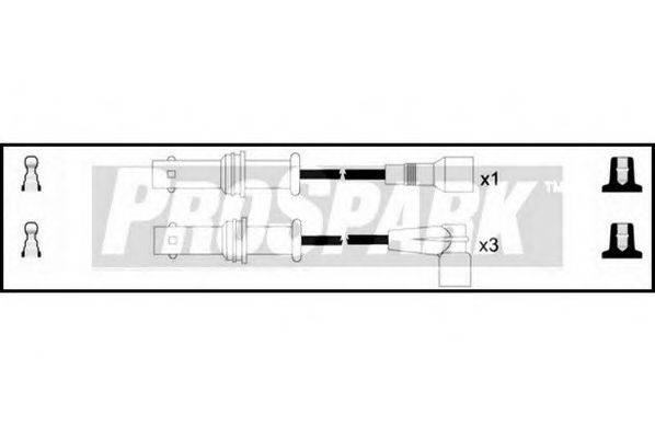 STANDARD OES212 Комплект дротів запалювання