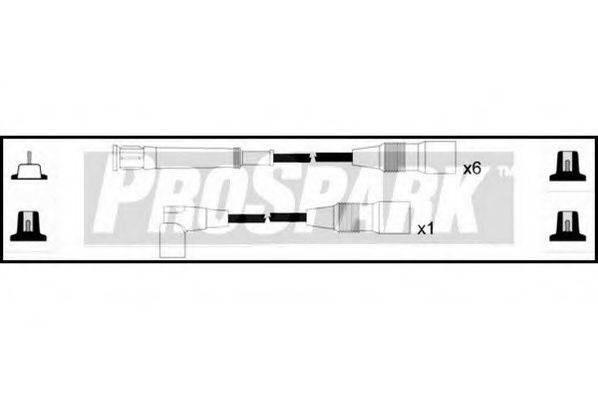 STANDARD OES225 Комплект дротів запалювання