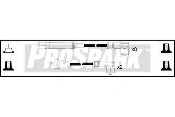 STANDARD OES303 Комплект дротів запалювання