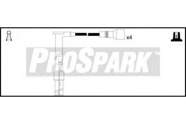 STANDARD OES597 Комплект дротів запалювання