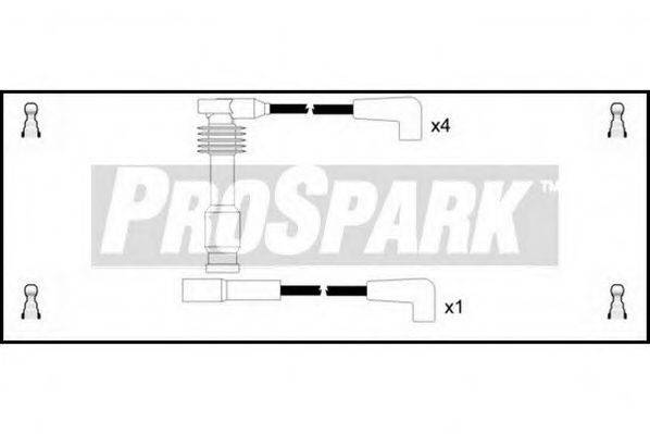 STANDARD OES604 Комплект дротів запалювання