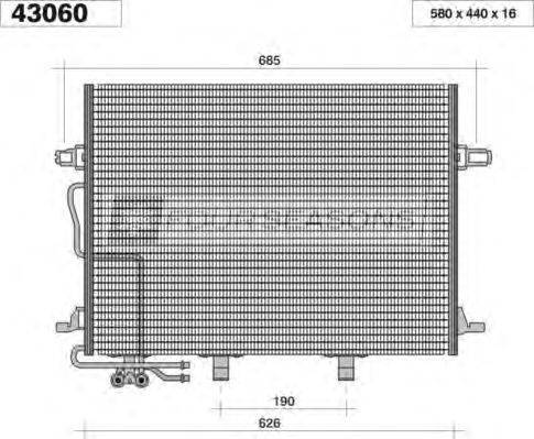 STANDARD F443060 Конденсатор, кондиціонер