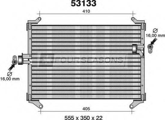 STANDARD F453133 Конденсатор, кондиціонер