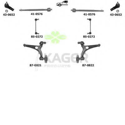 KAGER 800797 Підвіска колеса