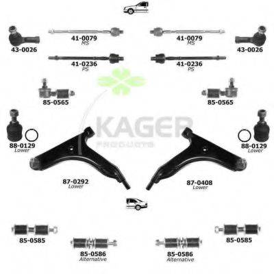 KAGER 800869 Підвіска колеса