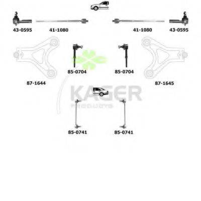 KAGER 801002 Підвіска колеса