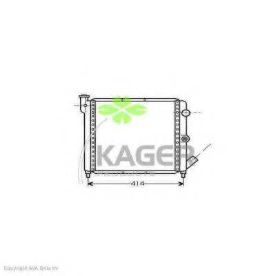 KAGER 310913 Радіатор, охолодження двигуна