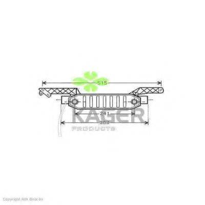 KAGER 313729 масляний радіатор, моторне масло