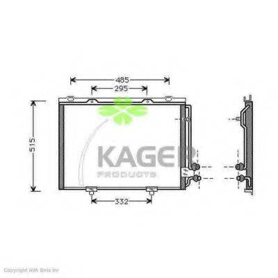 KAGER 945204 Конденсатор, кондиціонер