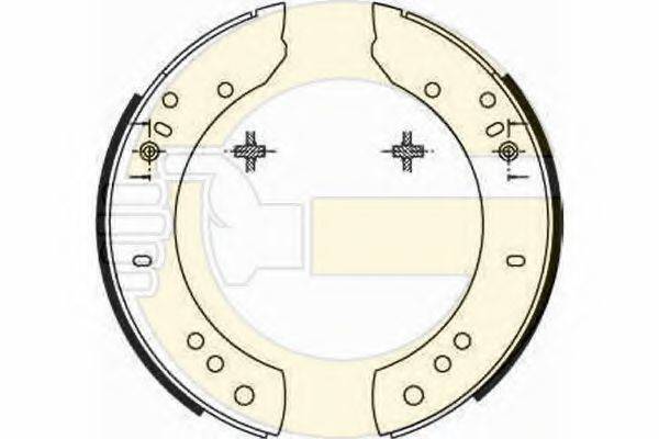 GIRLING 5160821 Комплект гальмівних колодок