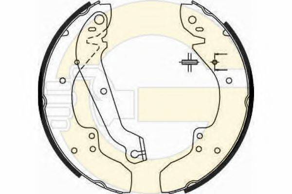 GIRLING 5161671 Комплект гальмівних колодок