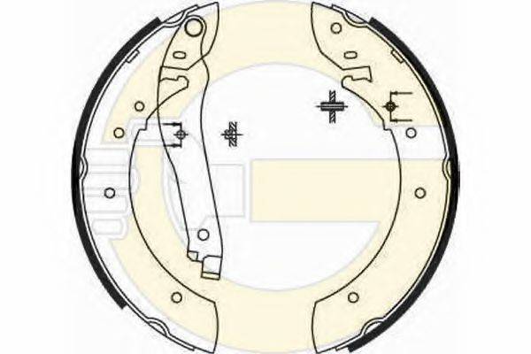 GIRLING 5181081 Комплект гальмівних колодок