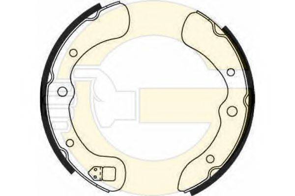 GIRLING 5181399 Комплект гальмівних колодок