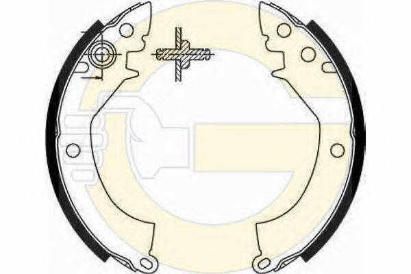 GIRLING 5181789 Комплект гальмівних колодок