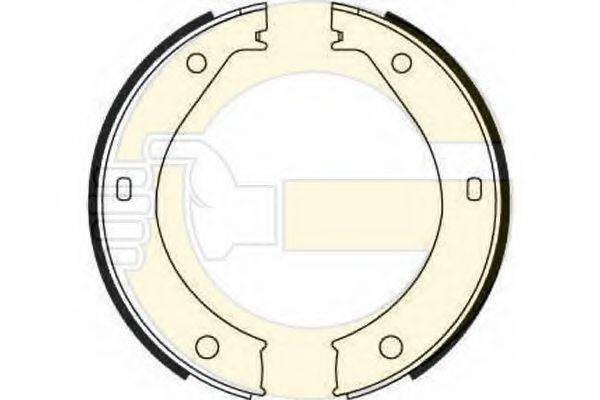 GIRLING 5182172 Комплект гальмівних колодок, стоянкова гальмівна система