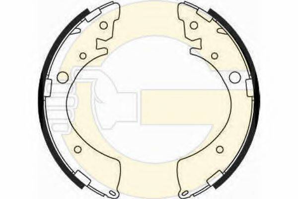 GIRLING 5182459 Комплект гальмівних колодок