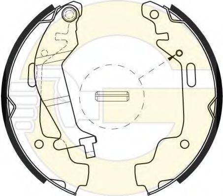 GIRLING 5184689 Комплект гальмівних колодок