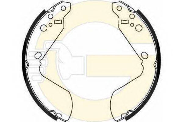 GIRLING 5185969 Комплект гальмівних колодок